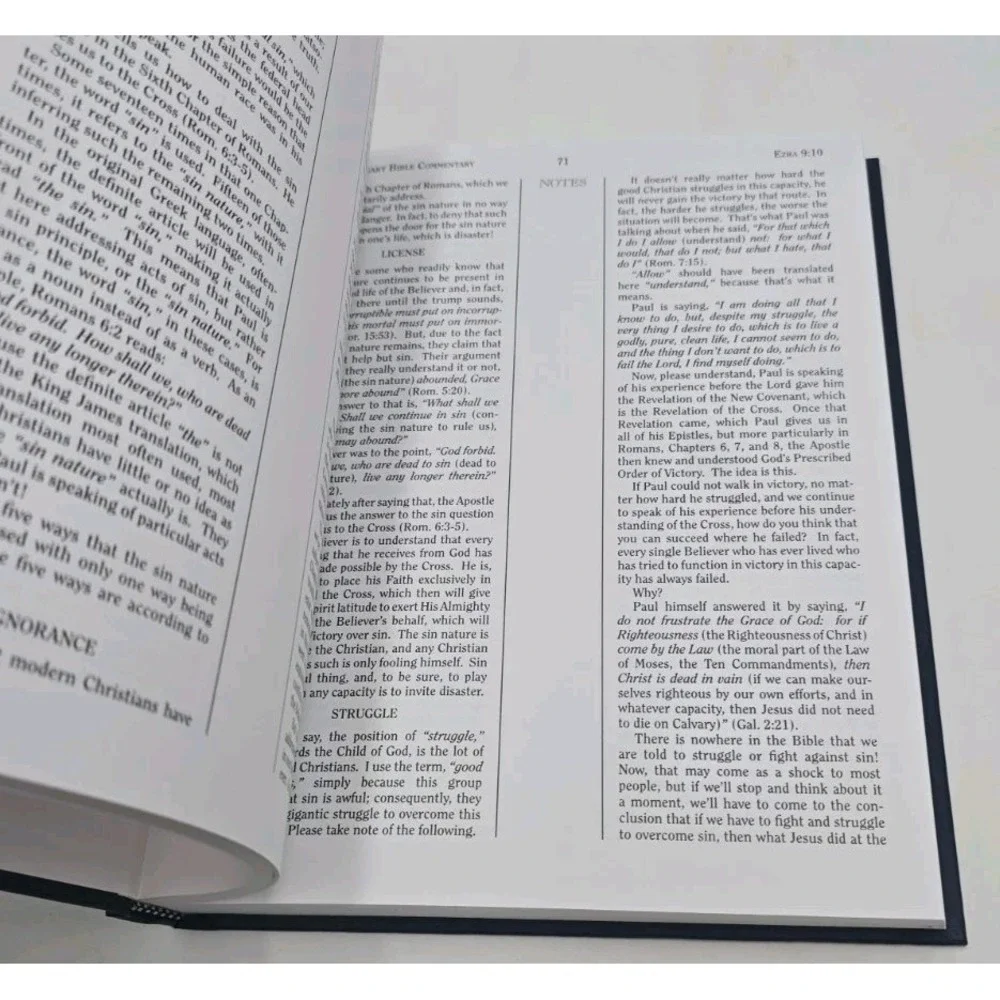 Jimmy Swaggart Bible Commentary Ezra Nehemiah Esther Hardcover Christian Study